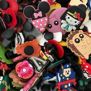 10 RANDOM GIRL Croc Charms